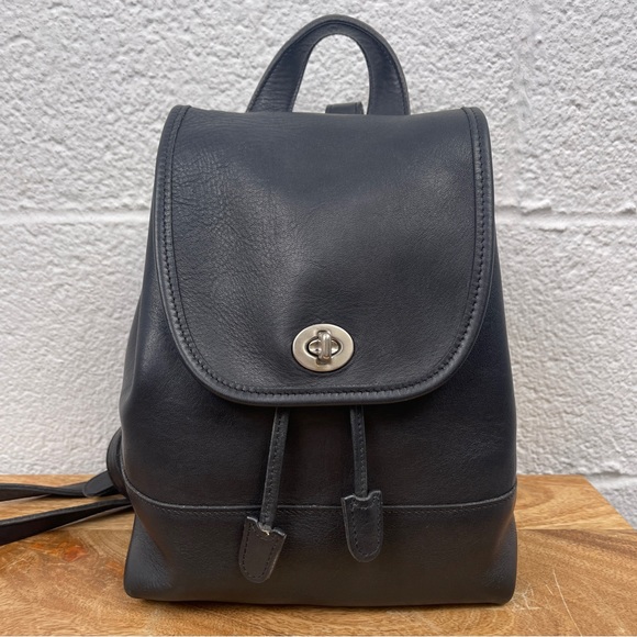 Coach Handbags - Vintage Coach Mini Daypack Style 9960 in Black and Nickel Hardware